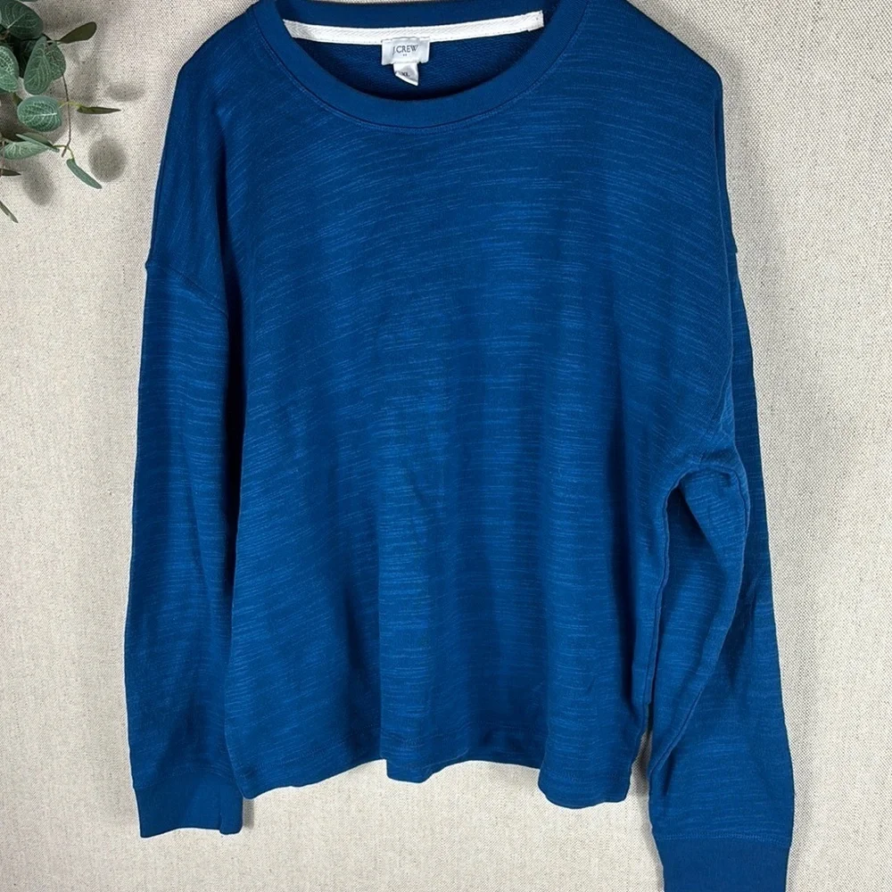 J. Crew > Men’s Blue Crew Neck Long Sleeve Shirt Extra Large